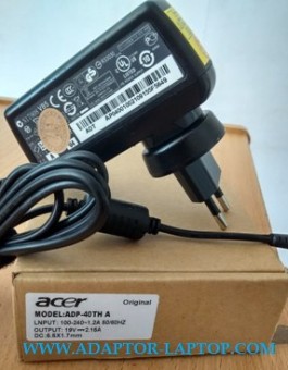 Jual charger adaptor acer one D260 19V 2.15A Original